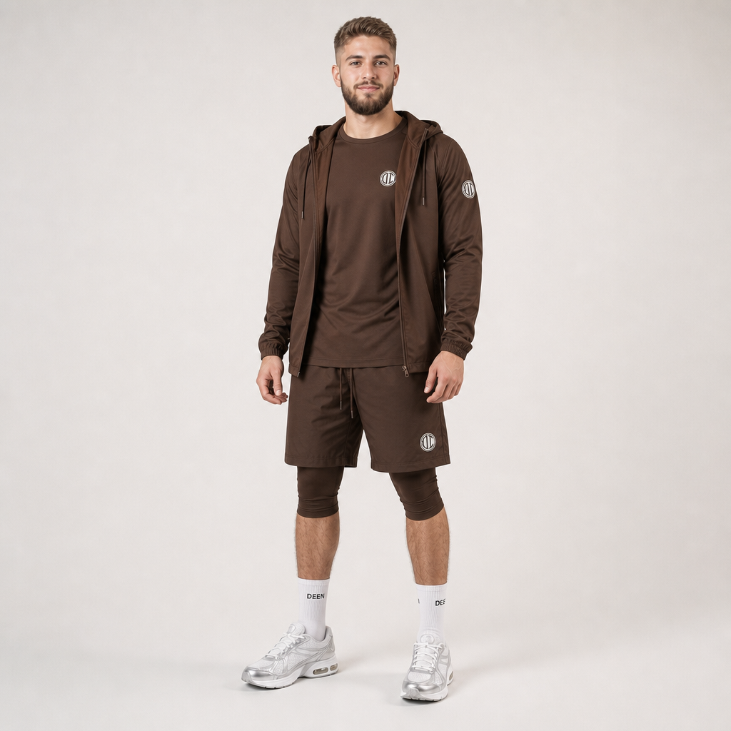 Halal Performance Windbreaker - Brown