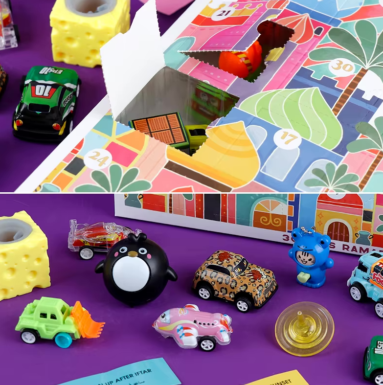 Ramadan Advent Calendar Kids Toys - Purple