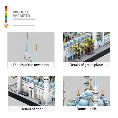 Blue Mosque Istanbul Building Blocks Set | 1129 PCS | 7.50 lb
