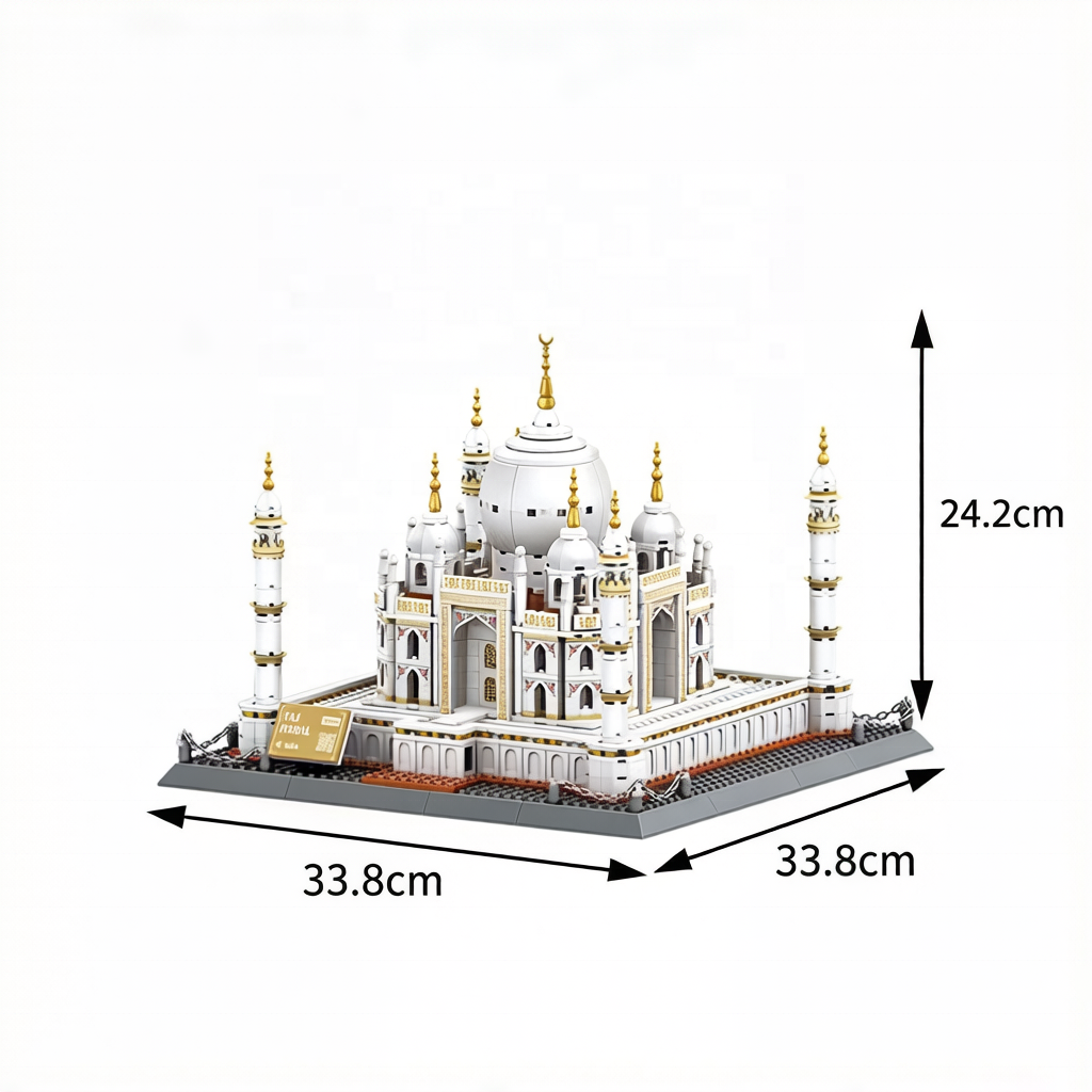 Taj Mahal Agra Building Blocks Set | 1113 PCS | 6.17 lb