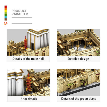 Temple of Jerusalem Building Blocks Set | 3233 PCS | 14.55 lb