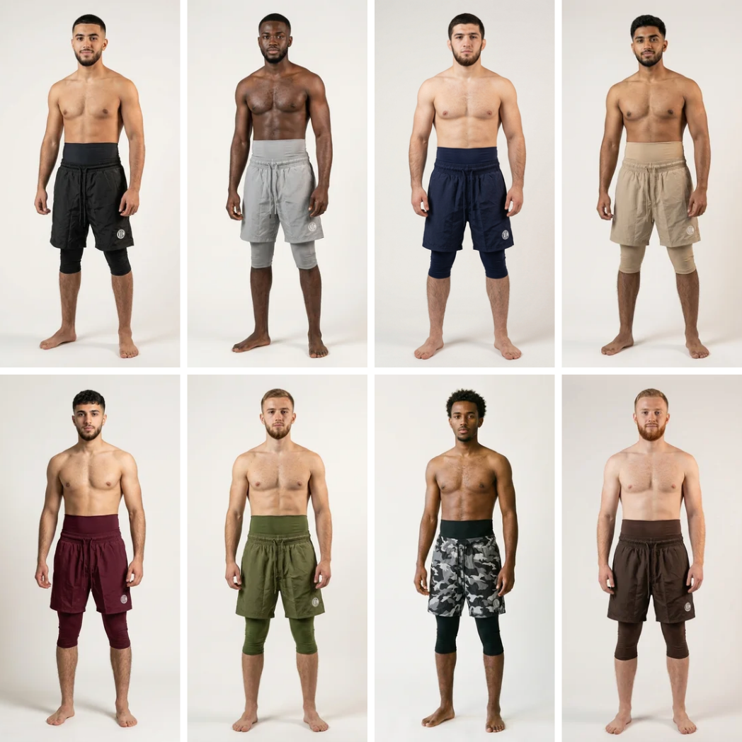 Awrah Cover Shorts - Camouflage