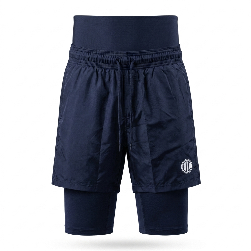 Awrah Cover Shorts - Navy Blue