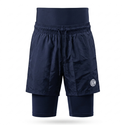 Awrah Cover Shorts - Navy Blue