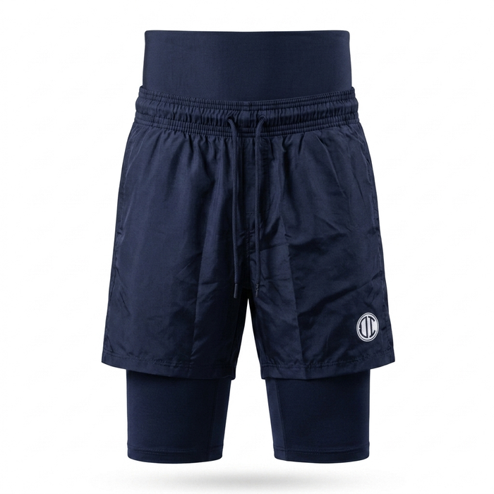 Awrah Cover Shorts - Navy Blue