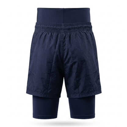 Awrah Cover Shorts - Navy Blue