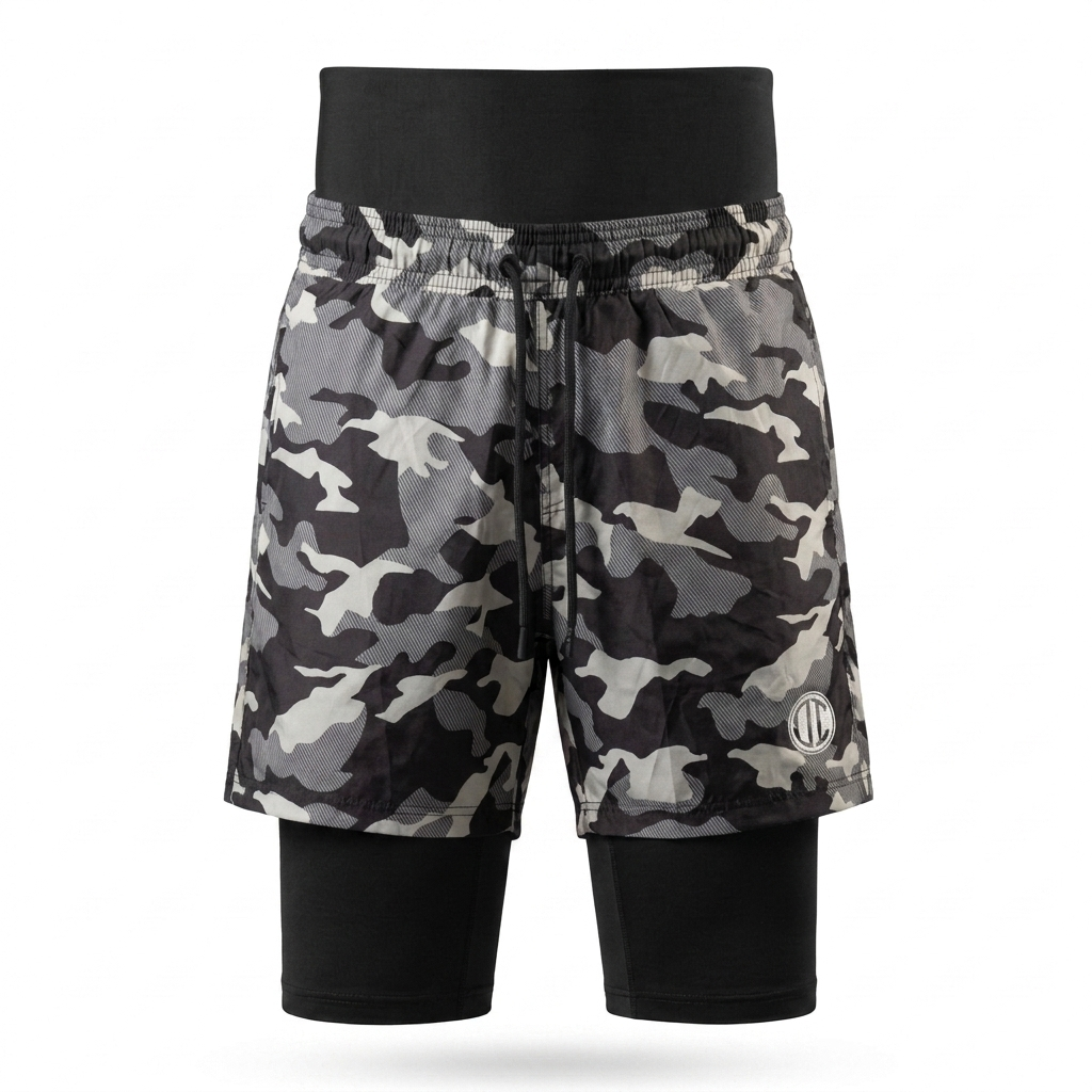 Awrah Cover Shorts - Camouflage