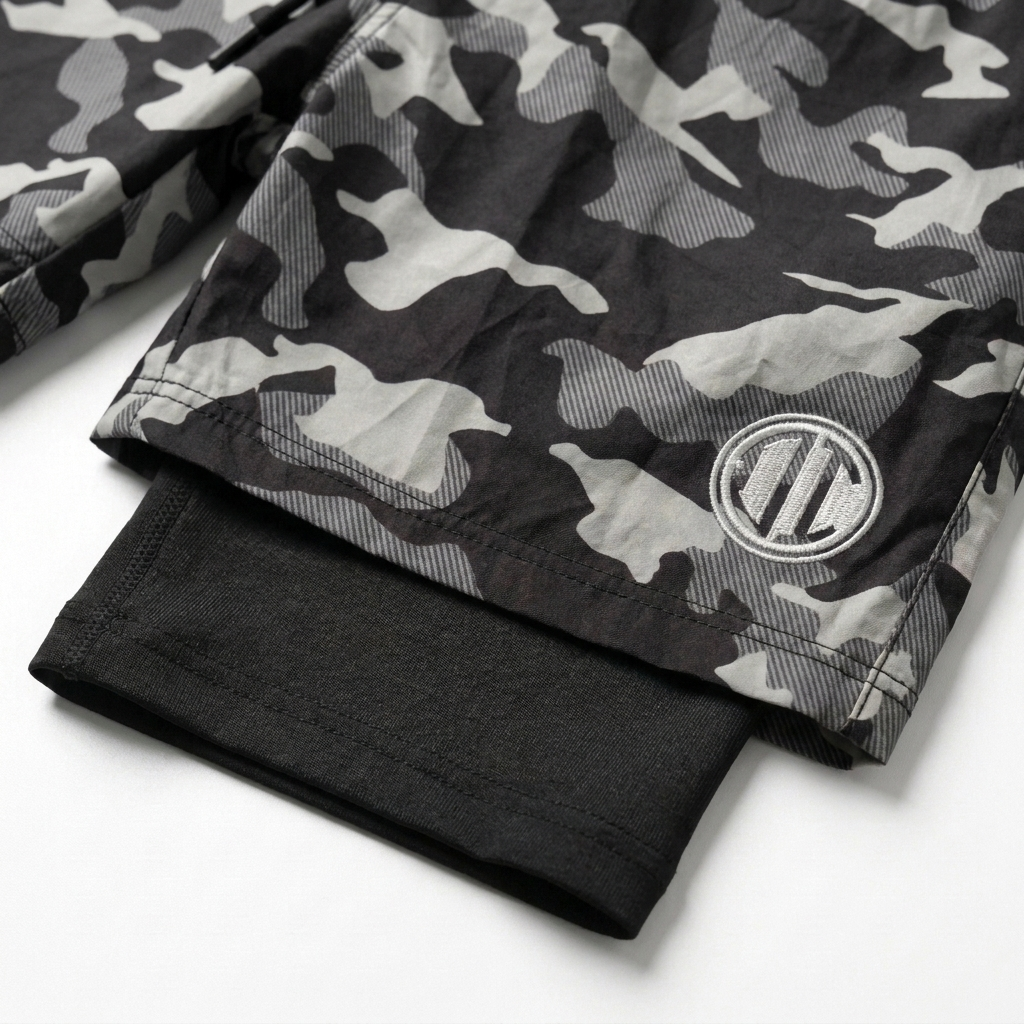 Awrah Cover Shorts - Camouflage