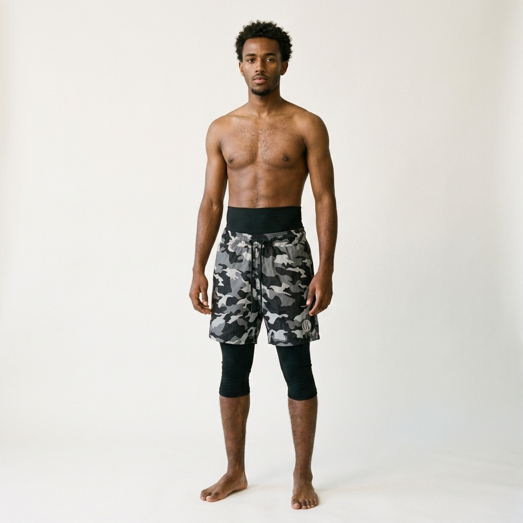 Awrah Cover Shorts - Camouflage