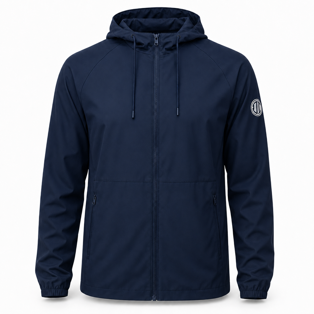 Halal Performance Windbreaker - Navy Blue