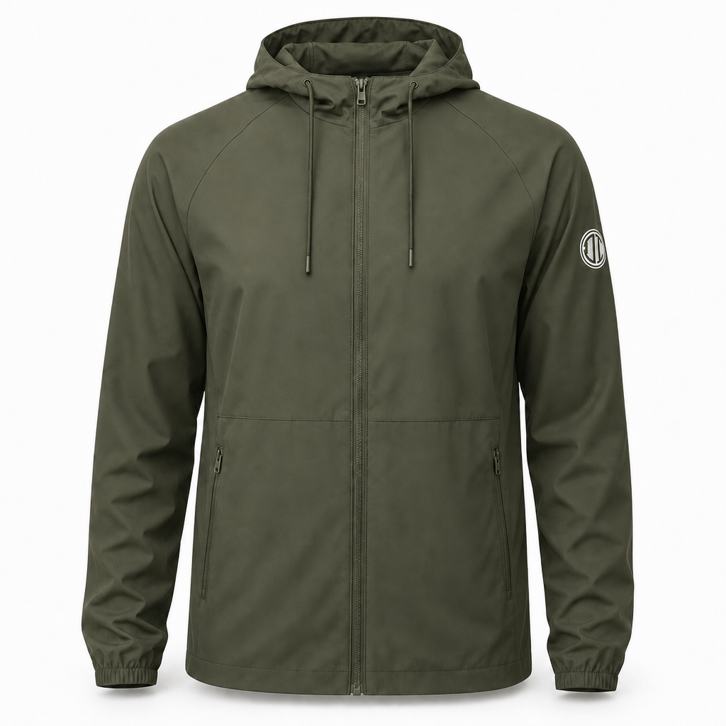 Halal Performance Windbreaker - Olive Green