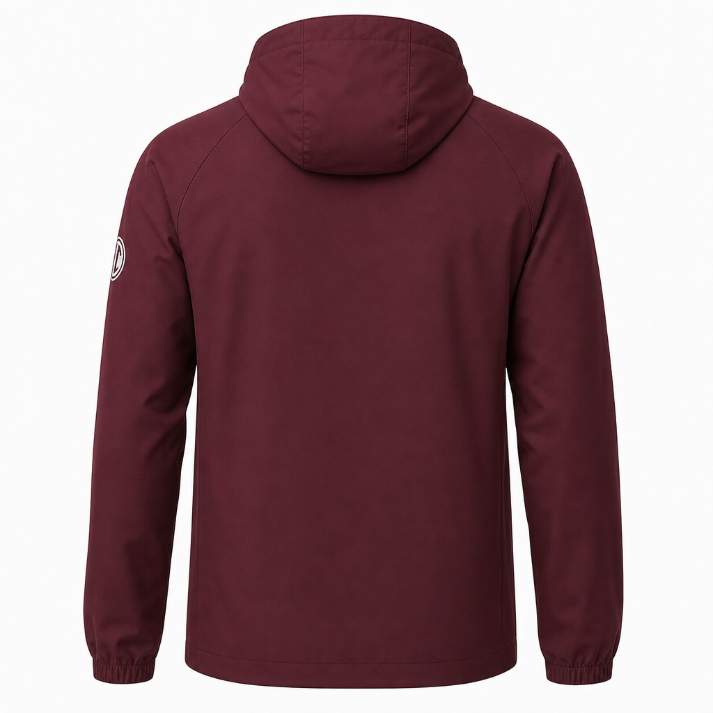 Halal Performance Windbreaker - Bordeaux Red