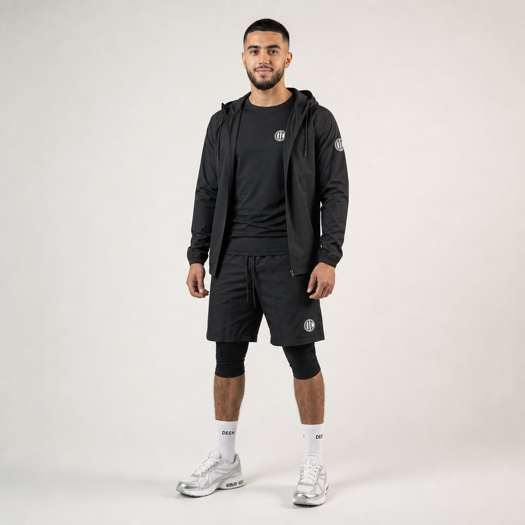 Halal Performance Windbreaker - Black