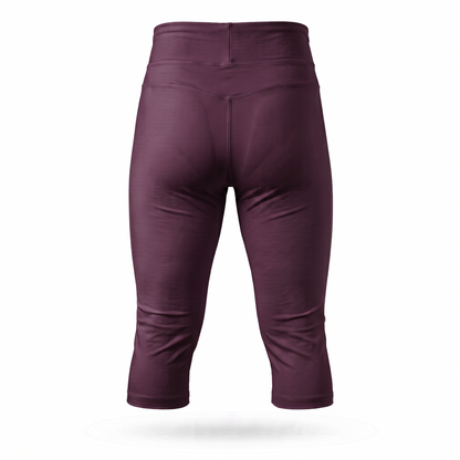 Awrah Cover Leggings - Bordeaux Red