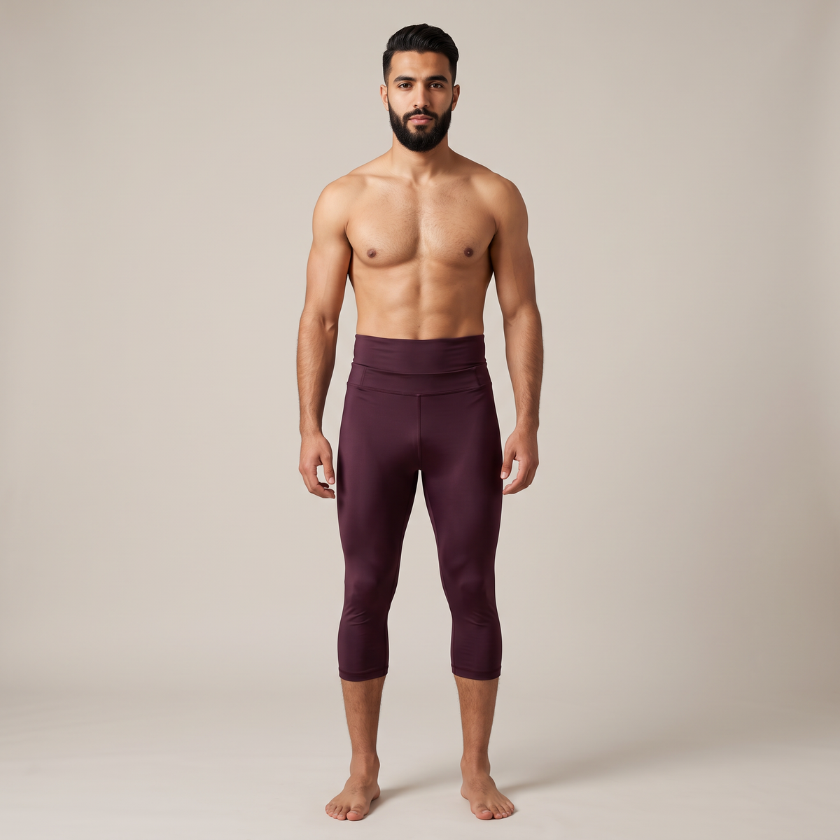 Awrah Cover Leggings - Bordeaux Red