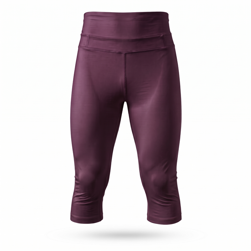 Awrah Cover Leggings - Bordeaux Red