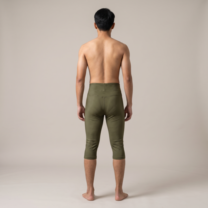 Awrah Cover Leggings - Olive Green