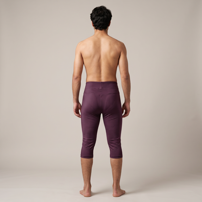 Awrah Cover Leggings - Bordeaux Red