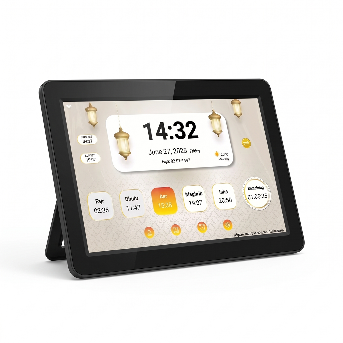Smart Azan Clock - Prayer Times & Quran Player