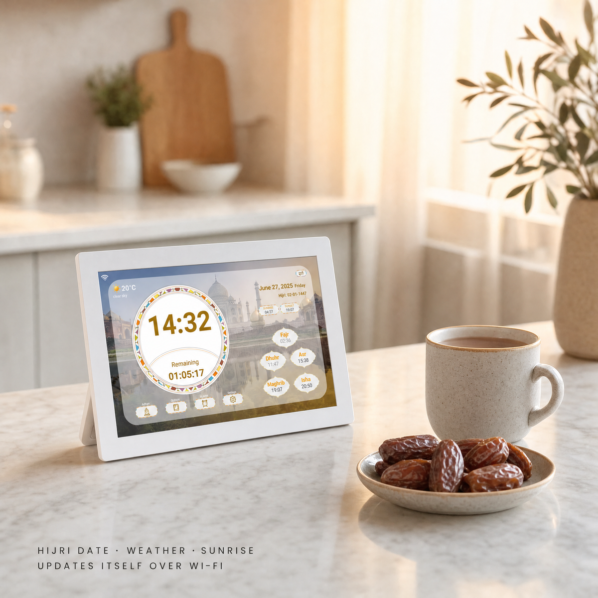 Smart Azan Clock - Prayer Times & Quran Player