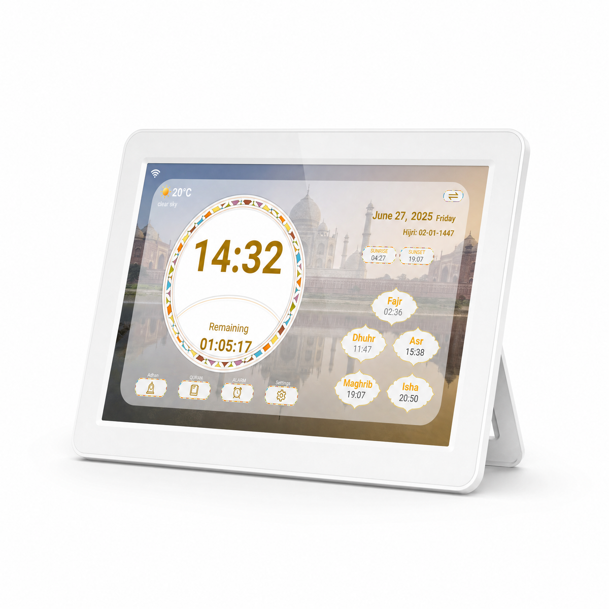 Smart Azan Clock - Prayer Times & Quran Player